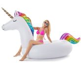 Jasonwell flotador unicornio vista frontal, gran presencia y confort