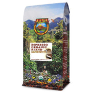 Java Planet frontal del paquete mostrando 16 oz y sello orgánico, claridad y confianza