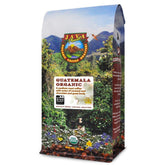 Java Planet frente del paquete mostrando sello orgánico y beneficio de sabor