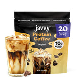 Javvy front packaging showing original blend and servings