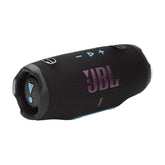 JBL Charge 6 front view showing speaker design and bold JBL sound
