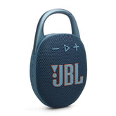 JBL Clip 5 front view showing speaker grille and compact design for big sound