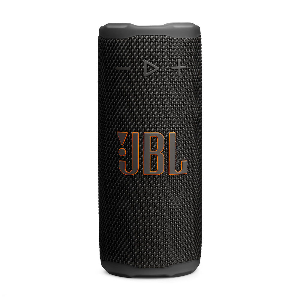 JBL Grip vista frontal mostrando diseño compacto y potencia