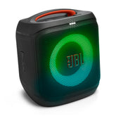 JBL PartyBox Encore Essential 2 front view showing speaker and lights, enhances party atmosphere