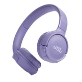 JBL Tune 520BT frontal morado muestra diseño y color vibrante