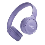 JBL Tune 520BT frontal morado muestra diseño y color vibrante