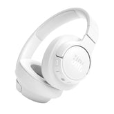 JBL Tune 720BT vista frontal blanco con diseño over-ear y confort