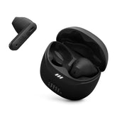 JBL Tune Flex 2 front view showing compact case and earbuds for portable listening