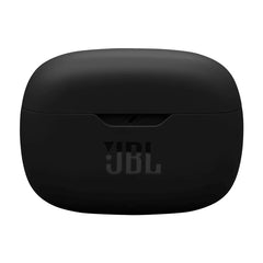 JBL Vibe Beam 2 driver texture detail emphasizing bass-oriented 8mm driver