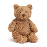 Jellycat Bartholomew Bear front view showing seated posture and plush appeal