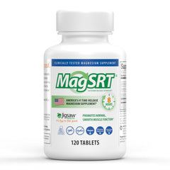 Jigsaw Health MagSRT vista frontal del envase con diseño claro y ventaja de absorción