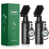 Jiskan cepillo frente empaque mostrando kit y beneficios de limpieza