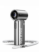 JISULIFE Life9S frontal cromado mostrando diseño elegante y beneficio portátil