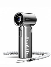 JISULIFE Life9S frontal cromado mostrando diseño elegante y beneficio portátil