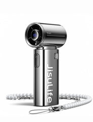JISULIFE Life9S frontal cromado mostrando diseño elegante y beneficio portátil