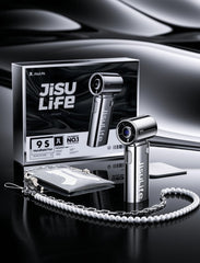 JISULIFE Life9S pantalla LED mostrando batería y velocidad para control inmediato