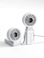 JISULIFE ventilador Life7 frontal mostrando diseño compacto y manejo cómodo