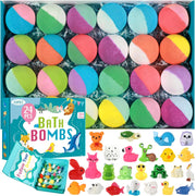 JOFEI frente del empaque mostrando 24 bombas y diseño colorido, ideal para regalo