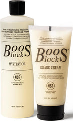 John Boos frasco frontal del set mostrando aceitado seguro