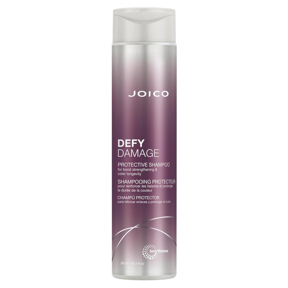 Joico botella frontal mostrando etiqueta y beneficios para color y fuerza