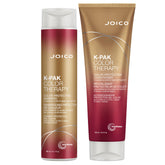 Joico K-PAK frontal del pack mostrando botellas y beneficios de color