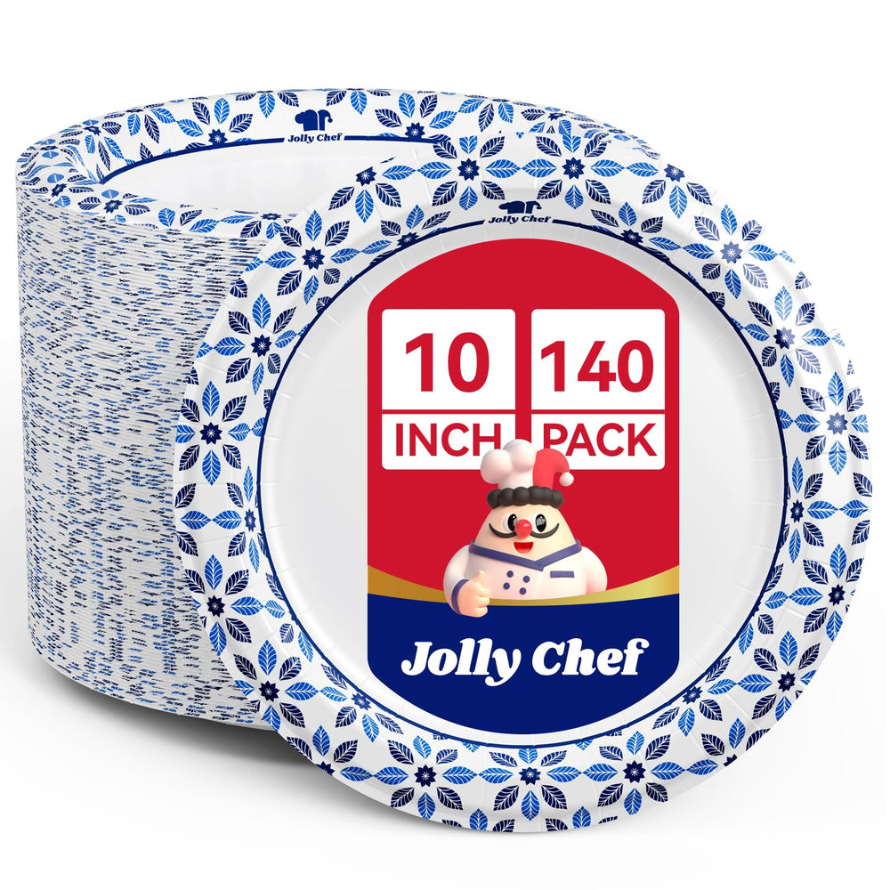 JOLLY CHEF paquete frontal mostrando 140 platos, solución práctica para eventos