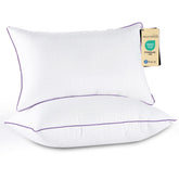 Almohada JOLLYVOGUE frontal en tamaño queen mostrando acabado hotelero