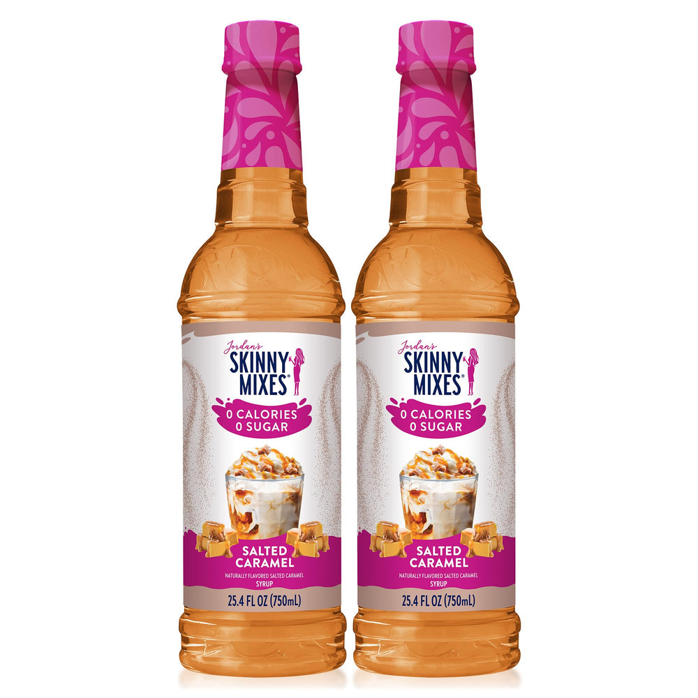 Jordan's Skinny Mixes botella frontal mostrando el diseño y volumen, ideal para consumo diario