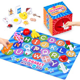 JoyCat front packaging showing the complete alphabet box and branding for easy storage
