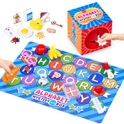 JoyCat front packaging showing the complete alphabet box and branding for easy storage