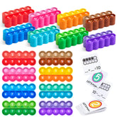JoyCat front view of ten-frame boards showing bold colors and layout benefit