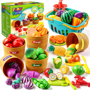 JOYIN front packaging showing full play food set and benefits