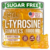 JOYLI Nutrition envase frontal que muestra gominolas y beneficios sin azúcar