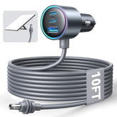 JOYROOM adapter front view showing ports and durable housing benefit clear identification