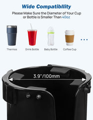 JOYTUTUS side profile showing slot for handled bottles and extra stability