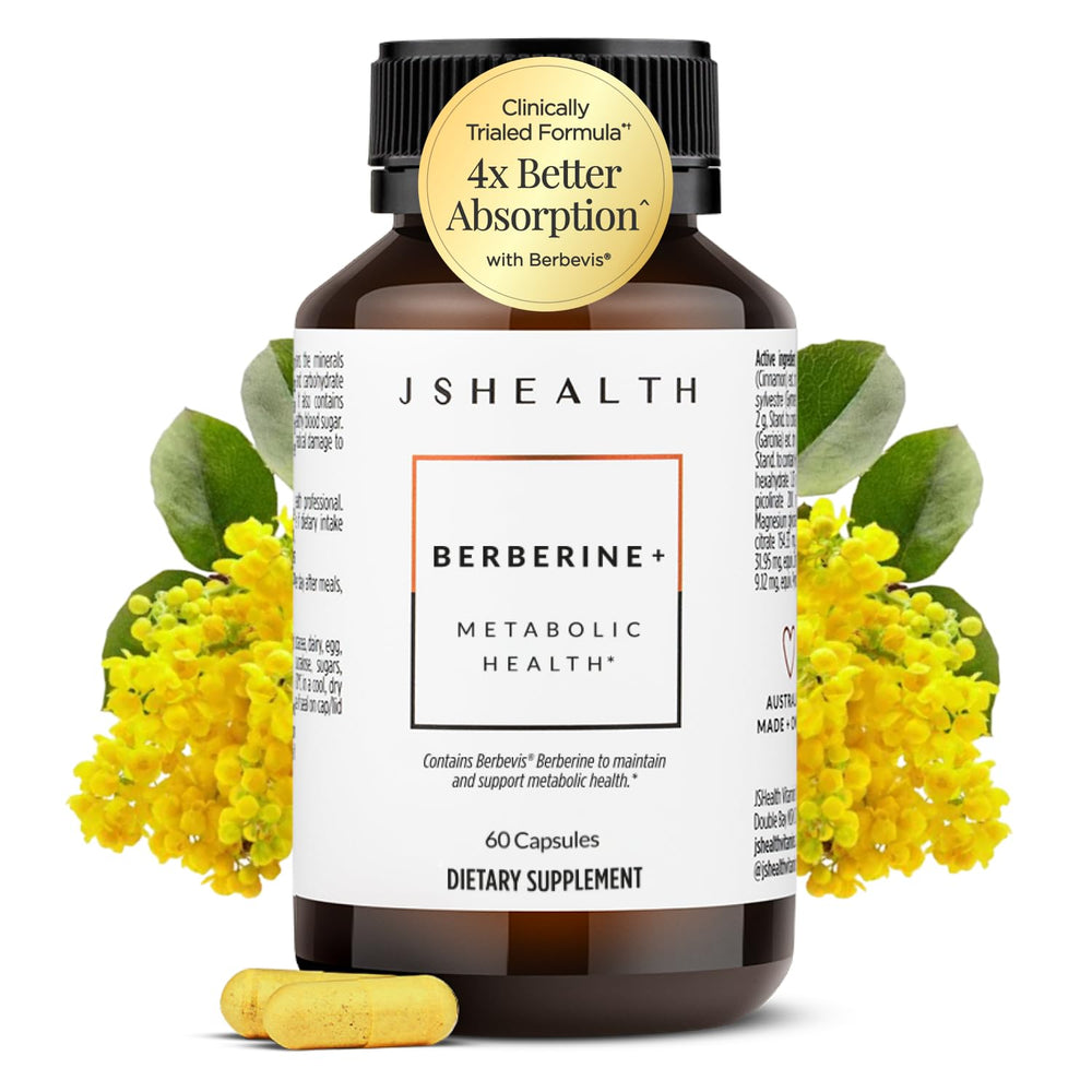 JSHealth front packaging showing bottle and label with clear strengths