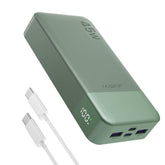 JUOVI power bank front view showing compact design and portability benefit