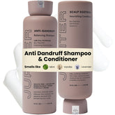 Jupiter duo front packaging showing bottles and benefit of clarifying care