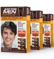 Just for Men bottle front packaging showing product and gradual color benefit