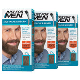 Just For Men vista frontal del empaque y beneficios del tinte