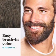 Just For Men aplicación con cepillo en barba, cubre canas en 5 minutos