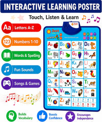 Just Smarty close-up of letters and pictures, highlights clear typography and vocabulary cues
