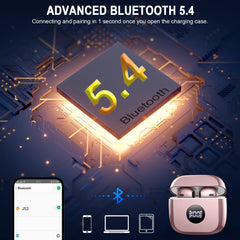 Jxrev estuche con display LED indicando batería y recargas rápidas