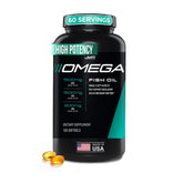 JYM Supplement Science bottle front view showing label and premium omega-3 benefits