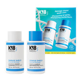 K18 front packaging showing set and benefit of gentle color-safe cleansing