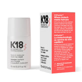 K18 front jar closeup showing product packaging and brand clarity