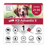 K9 Advantix imagen frontal del empaque mostrando beneficios claros