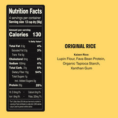 Kaizen bol servido como base de bowl alto en proteína vegetal