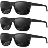 KALIYADI vista frontal de las gafas con diseño rectangular y acabado elegante