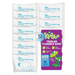 Kandoo paquete frontal mostrando cantidad y formato, ideal para padres